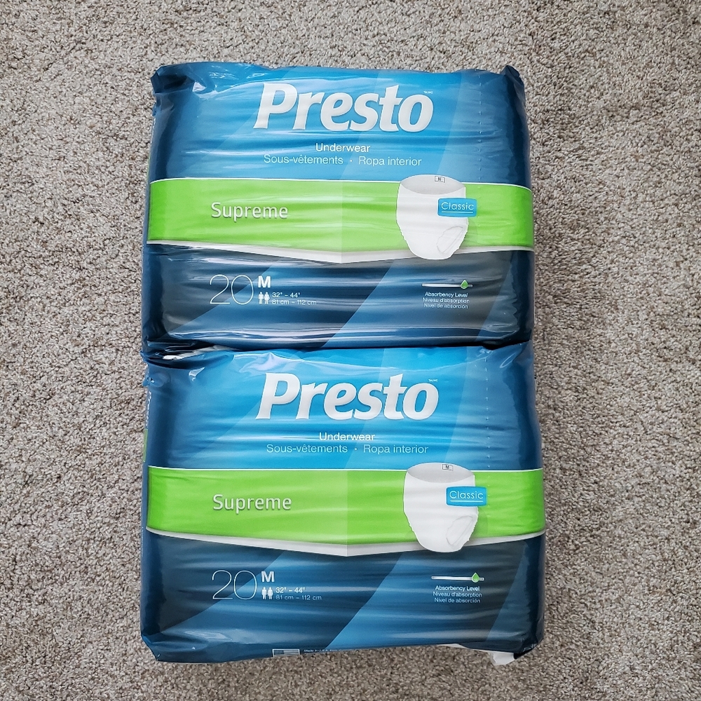 2 Packs of Adult Diaper